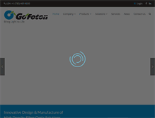 Tablet Screenshot of gofoton.com